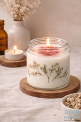 MIAN CANDLES – Nến Thơm Hoa Khô Cốc Thủy Tinh