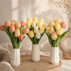 Bình Hoa Sáp Tulip Cao Handmade – Decor Phòng & Quà Tặng Cao Cấp