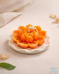 LIÊN HƯƠNG- Nến thơm Hoa Sen nở và đế