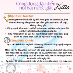 KUTIS VIETNAM Nước Giặt Cao Cấp 10 Lít Hương Ban Mai Công Nghệ Hàn Quốc Diệt Khuẩn Hiệu Quả An Toàn Bền Bỉ Không Kích Ứng