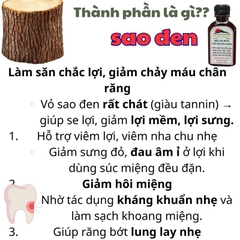Thất Sơn Cửu Huyền Nước Súc Miệng 100ml Hỗ Trợ Đau Răng Viêm Nướu Sâu Răng An Toàn Từ Tự Nhiên Phòng Ngừa Trị Đau Răng Viêm Nướu