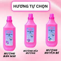 (Công Thức Mới) 1 lít Giặt Lưu Hương 72h hương tự chọn làm sạch sâu thơm lâu-thơm dai bền bỉ,giữ sợi vải mềm mịn,diệt khử khuẩn công nghệ mới