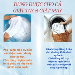 [Lưu hương 72h] (2.4L)Nước Giặt Xả Cao Cấp 7in1 Công Nghệ Nhật Bản Mới Hương Thơm Huyền Bí Độc Quyền Lưu Hương 72H Làm Sạch Sâu,Mềm Sợi Vải,..