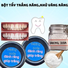 (Quà Tặng) Bột tẩy trắng răng,khử vàng răng Baking Soda,đánh răng giúp trắng,làm sạch răng