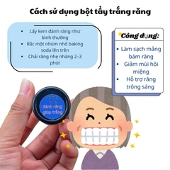 (Quà Tặng) Bột tẩy trắng răng,khử vàng răng Baking Soda,đánh răng giúp trắng,làm sạch răng