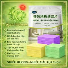[1 túi 30 miếng lau sàn] Miếng lau sàn hoà tan nhanh trong nước dùng để lau sàn,khử mùi làm sạch sàn,tiết kiệm chi phí (Nhiều hương chọn lựa)