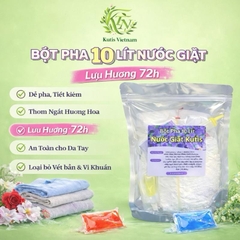 (Mới Lưu Hương 72g) Bột pha 5lít /10 lít nước giặt, tự pha tiết kiệm, làm sạch  quần áo, tại nhà, lưu hương cả ngày, giặt ủi, nhà hàng khách sạn nuoc ruachen _ gi ặ t lí giat