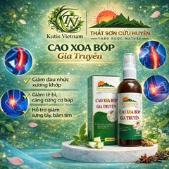 Cao xoa bóp hỗ trợ cải thiện các vấn đề đau nhức tê bì tay chân Thất Sơn Cửu Huyền,giảm đau nhức lưng mỏi gối chai 100ml