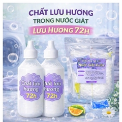 [CHẤT LƯU HƯƠNG 72H] DÙNG TRONG NƯỚC GIẶT TỰ PHA BÁM HƯƠNG ĐẾN 72H THƠM DAI-THƠM LÂU