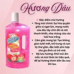 (1 Lít) Nước Lau Sàn Công Thức Mới Hương Tự Chọn Lau Sàn Sạch,Diệt Khuẩn-Khử Mùi Hiệu Quả,Lau Sàn Bóng Láng Hương Thơm Tự Nhiên Gần Gũi