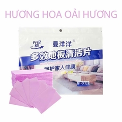 [1 túi 30 miếng lau sàn] Miếng lau sàn hoà tan nhanh trong nước dùng để lau sàn,khử mùi làm sạch sàn,tiết kiệm chi phí (Nhiều hương chọn lựa)