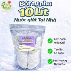 [Kutis Vietnam] (Loại thường) Bột Pha 10 Lít Nước Giặt Tự Pha Làm Sạch Tiết Kiệm Cho Gia Đình Quán Ăn Nhà Hàng An T oàn Cho Da Tay
