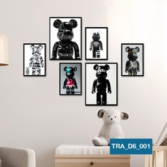 (50 mẫu) Combo 6 tranh dán tường  50 mẫu sang trọng nàng thơ rõ nét nhiều kích thước trang trí phòng khách phòng ngủ quán ăn cà phê decor giá rẻ 2D 3D