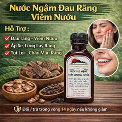 Thất Sơn Cửu Huyền Nước Súc Miệng 100ml Hỗ Trợ Đau Răng Viêm Nướu Sâu Răng An Toàn Từ Tự Nhiên Phòng Ngừa Trị Đau Răng Viêm Nướu