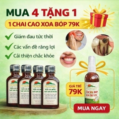 [COMBO 4] Chai nước súc miệng cải thiện đau nhức răng thất sơn cửu huyền dung tích 100ml hỗ trợ tình trạng răng lợi chắc khoẻ-(Tặng 1 cao xoa bóp hỗ trợ đau nhức mỏi cổ vai gáy,..)