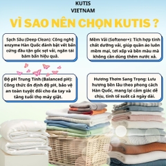 KUTIS VIETNAM Nước Giặt Cao Cấp 10 Lít Hương Ban Mai Công Nghệ Hàn Quốc Diệt Khuẩn Hiệu Quả An Toàn Bền Bỉ Không Kích Ứng