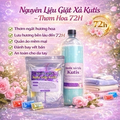 20 lít giặt xả lưu hương 72h ( 10 lít giặt + 10 lít xả ) thơm ngát hương Hoa, giặt sạch vết bẩn quần áo-thơm dai thơm lâu