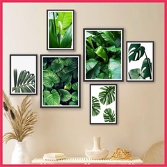 (50 mẫu) Combo 6 tranh dán tường  50 mẫu sang trọng nàng thơ rõ nét nhiều kích thước trang trí phòng khách phòng ngủ quán ăn cà phê decor giá rẻ 2D 3D