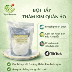 (Kutis Vietnam) 1 combo Bột Tẩy Thâm Kim Quần Áo Làm Sạch Vết Thâm Kim Giúp Áo Trắng Màu Sạch Hơn Mới Hơn Tiết Kiệm Chi Phí Tiện Lợi Cho Gia Đình Nội Trợ