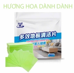 [1 túi 30 miếng lau sàn] Miếng lau sàn hoà tan nhanh trong nước dùng để lau sàn,khử mùi làm sạch sàn,tiết kiệm chi phí (Nhiều hương chọn lựa)