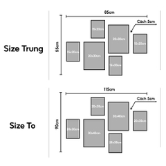 (50 mẫu) Combo 6 tranh dán tường  50 mẫu sang trọng nàng thơ rõ nét nhiều kích thước trang trí phòng khách phòng ngủ quán ăn cà phê decor giá rẻ 2D 3D