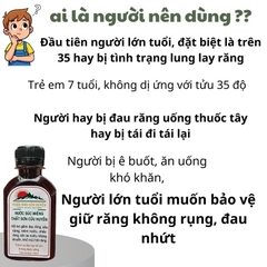 (Tặng 1 hũ tẩy trắng răng) Combo 2 Chai Nước Ngậm Hỗ Trợ Đau Răng Viêm Nướu Thành Phần Tự Nhiên Phòng Ngừa Sâu Răng Dung Tích 100ml [KUTIS VIETNAM]
