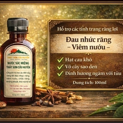 Combo 3 Chai Nước Súc Miệng 100ml Hỗ Trợ Giảm Đau Răng Viêm Nướu