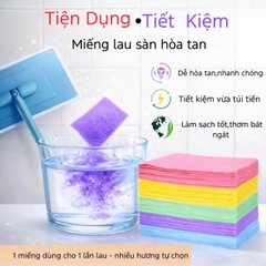 [1 túi 30 miếng lau sàn] Miếng lau sàn hoà tan nhanh trong nước dùng để lau sàn,khử mùi làm sạch sàn,tiết kiệm chi phí (Nhiều hương chọn lựa)