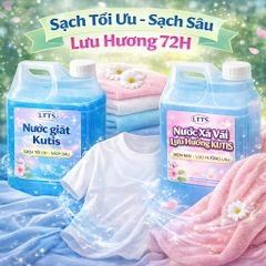 20 lít giặt xả lưu hương 72h ( 10 lít giặt + 10 lít xả ) thơm ngát hương Hoa, giặt sạch vết bẩn quần áo-thơm dai thơm lâu