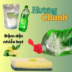 (Tặng xịt thơm ) Combo 20 lít gồm 10 lít nước giặt + 10 lít nước rửa chén . Tự pha tiết kiệm chi phí, làm sạch quần áo chén bát cho gia đình nội trợ, nhà hàng quán ăn , khách sạn