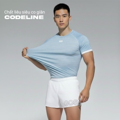 Áo thể thao gym ôm body nam GOS CodeLine S21 (Thun dệt kim)