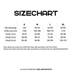 Chân váy GOS pickleball Taki Skirt siêu nhẹ thoáng có quần bảo hộ Girlsofsports
