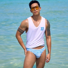 Áo ba lỗ nam đi biển GOS Heat S20 (Form rộng)