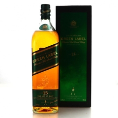 Johnnie Walker Green Label 15 Years Old (1000ml – 43% ABV)