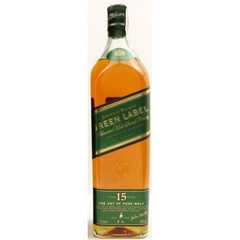 Johnnie Walker Green Label 15 Years Old (1000ml – 43% ABV)