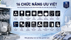 Viên rửa bát Eco Glanz Meister All in One Ultimate Tabs 90 viên
