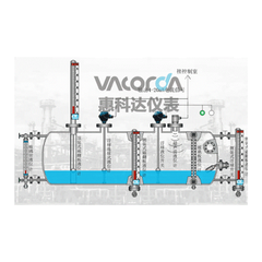 UHC magnetic liquid tank level gauge with level sensor