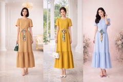 Đầm Maxi Katosa Mắc Cáo Hoa-TPSXD240623