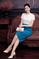 Đầm Katosa Thanh Lịch Dáng Chữ A-KTS222812