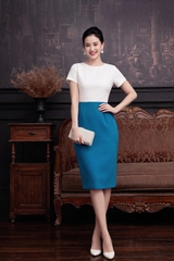 Đầm Katosa Thanh Lịch Dáng Chữ A-KTS222812