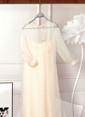Set Đầm Midi Hai Lớp Organza-DMTS071125L1