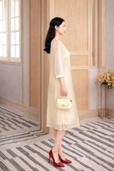 Set Đầm Midi Hai Lớp Organza-DMTS071125L1