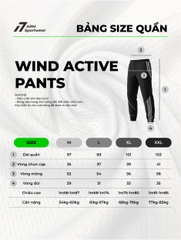 QUẦN JOGGER GIÓ WIND ACTIVE