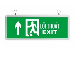Đèn báo Exit Loại 2 Mặt Chỉ Hướng đi Lên (Có Kiểm Định) | 1018 GNI