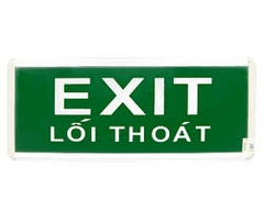 Đèn báo Exit Loại 1 Mặt Không Hướng (Có Kiểm Định) | 1018 GNI