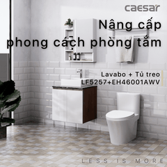 Bộ Lavabo tủ Caesar LF5257 + EH05257AWV