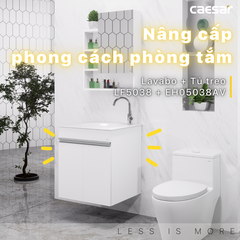 Bộ Lavabo tủ Caesar LF5038 + EH05038AV