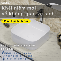 Lavabo chậu rửa mặt Caesar LF5256 đặt bàn