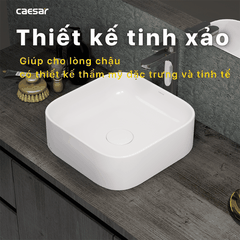 Lavabo chậu rửa mặt Caesar LF5256 đặt bàn