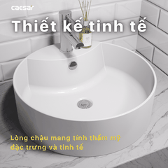 Lavabo chậu rửa mặt Caesar LF5240 đặt bàn